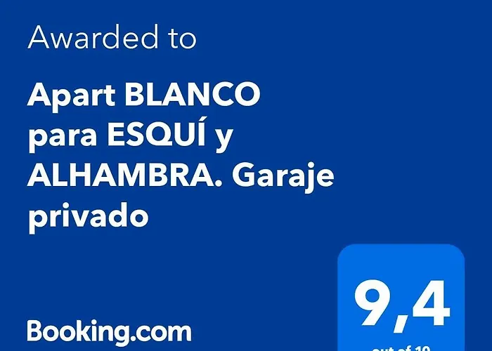 BLANCO Para ESQUÍ Y ALHAMBRA. Garaje Privado